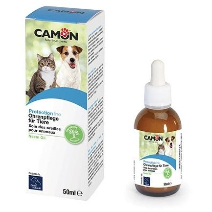 Camon Protection Lozione Orecchie Olio Di Neem Cane/Gatto 50ml