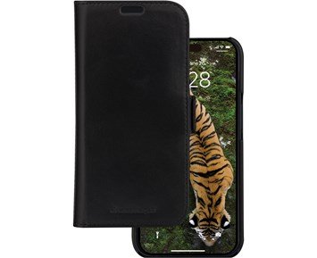 dbramante1928 Lynge - iPhone 15 - Black - Plånboksfodral i återvunnet läder till iPhone 15