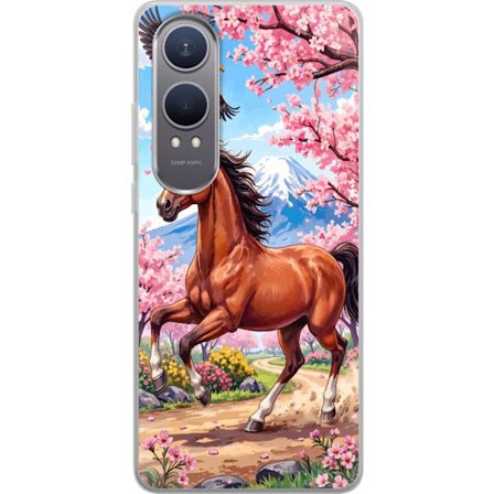 Kompatibel Mobilcover til OnePlus Nord CE4 Lite Häst körsbär