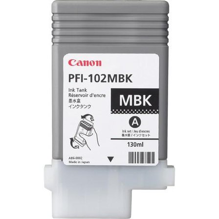 Canon PFI-102 MBK - matt svart - original - blekkbeholder