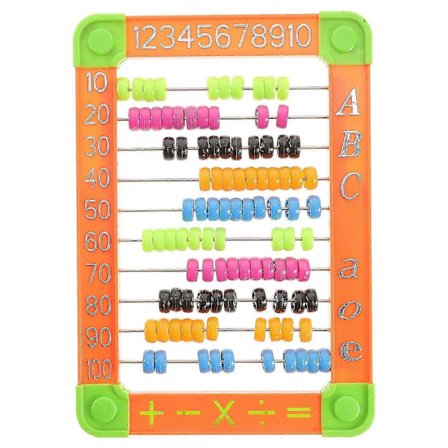 1 stk. Barne-kuleramme Aritmetisk kuleramme Matematikk Pedagogisk telleleke (Tilfeldig farge)(h)
