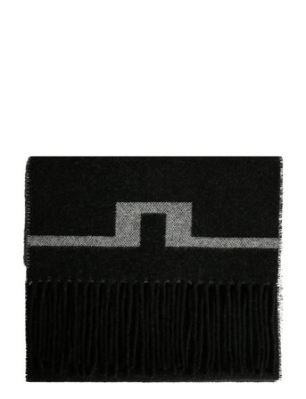 J. Lindeberg Champ Double Sided Scarf - Black - ONE SIZE