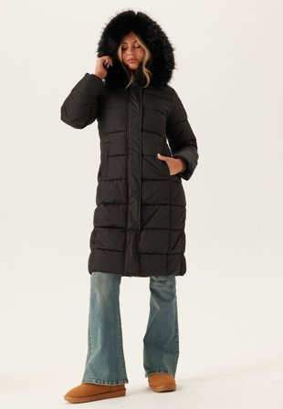 BUBBLEROOM Long Padded Jacket Black S