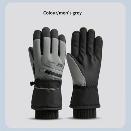 Et par nye smarte skihandsker til par, tykke vinterhandsker til mænd og kvinder, velegnet til bjergbestigning, [DB]