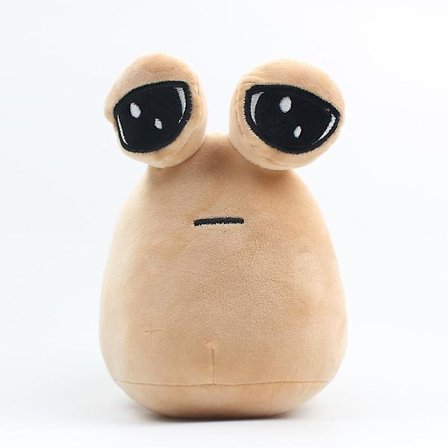 Ny Pou My Pet Alien Game Periferi Dukker Plysjleker Barnegaver Dropshipping(22cm 0.11kg,pou)
