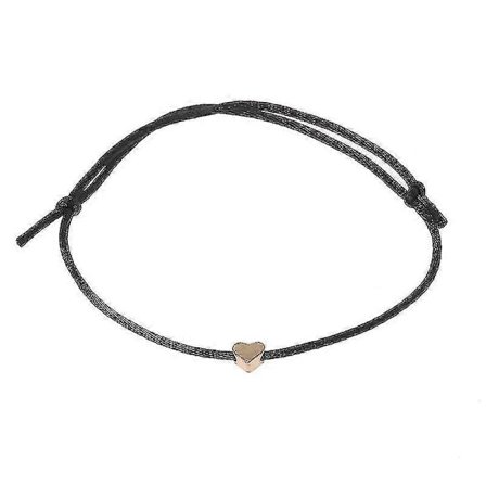Armband Justerbart Hjärta Berlock Rött Snöre Armband Vänskapsmycke
