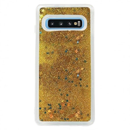 Glitter Skal till Samsung Galaxy S10 Plus - Guld