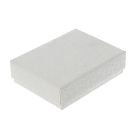 Firkantede Små Gaveesker i Kraftpapir for Smykker, Øredobber, Halskjeder og Armbånd