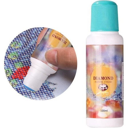 Maleri Finish Sealer | Permanent Glans Effekt Sealer til Maleri Finish Sealer og Puslespil, 5D Maleri Finish Sealer Lim, 100ML