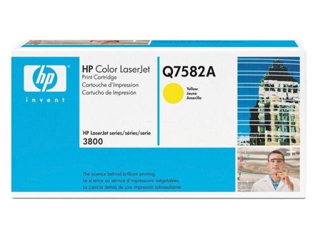 HP 503A - gul - original - LaserJet - tonerpatron (Q7582A)