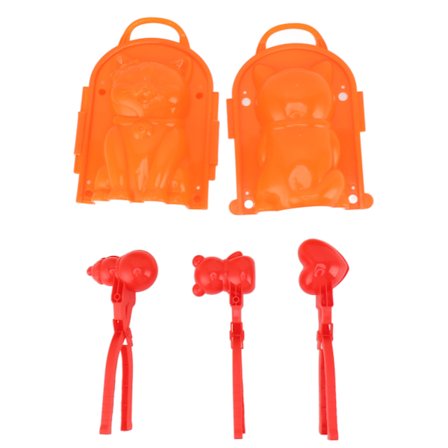 Snøballklype Sandballform Plast Utendørs Snøballkamp Snøleker for Barn Spill Fest Familie A