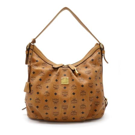 MCM Pre-owned, Shoulder Bags Bruin, Dames, Maat:ONE Size