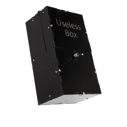 Useless Box - Batteridriven - Svart Svart