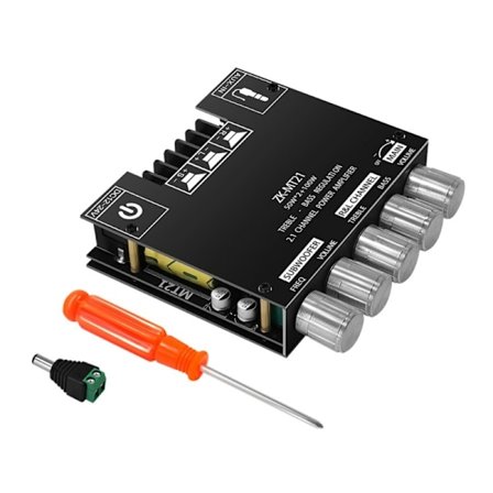 2.1 Kanals ZK-MT21 DIY Digital Förstärkarmodul 50Wx2+100W Subwoofer Kraftfull
