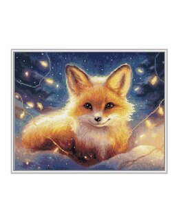 Diamond painting Leuchtender Fuchs