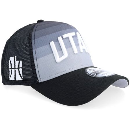 New Era - NBA Grå trucker Keps - Utah Jazz NBA City Edition 9FORTY A-Frame Trucker @ Hatstore