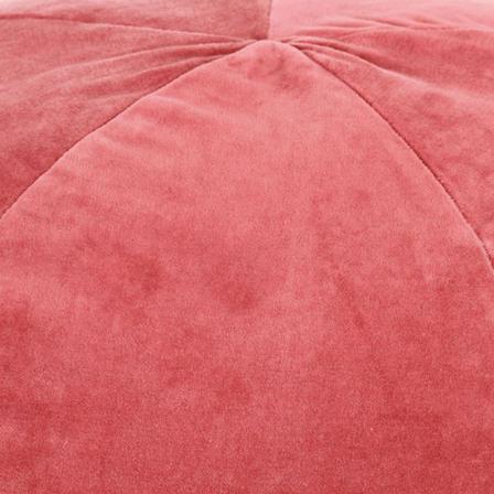 Vidaxl Sittpuff Bomullssammet 50x35 Cm Rosa Rosa