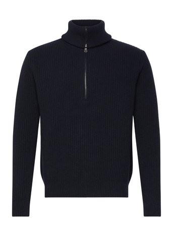 Oscar Jacobson Mauritz Half Zip - Black - L