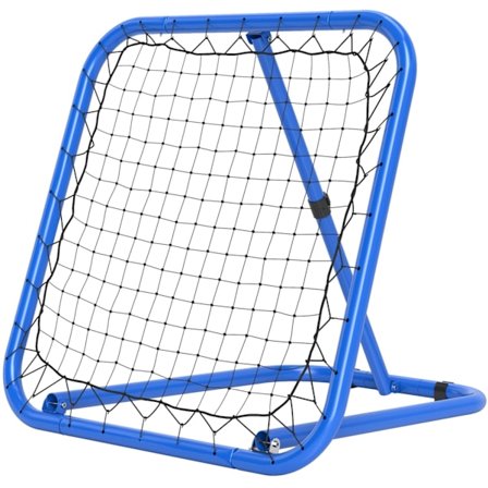 Rootz Football Rebounder Net - Bounce Back Net - Soccer Training Aid - Justerbar & vikbar - 78 x 84 x 65-78 cm - Förbättra bollkontrollfärdigheter