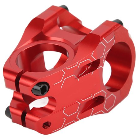 MEROCA Mountainbike Kort Styrestamme Aluminiumlegering CNC Hul Cykelhåndtak Skaft Rød