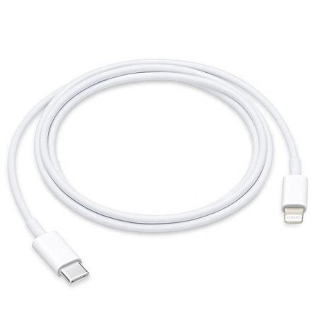Ny 2-pakning Kompatibel med iPhone-lader - USB-C til Lightning-kabel - 2 meter HVIT (Ikke original)