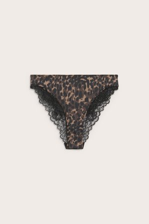 Kappahl | Biodrówki z koronkowymi detalami | Czarne