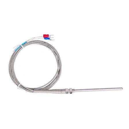 K-tyypin lämpötila-anturi termoelementti lämpötila-anturi ruostumaton teräs 0~600 WRNT?187 Tavallinen tyyppi 2 metriä