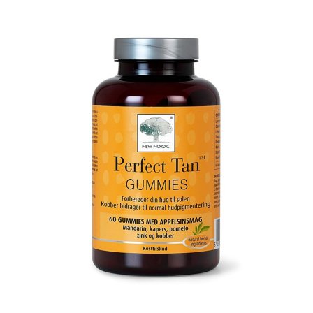 New Nordic Perfect Tan Gummies 60 stk, Helse & Madvarer, Hud, Hår & Negle, Kosttilskud Til Huden