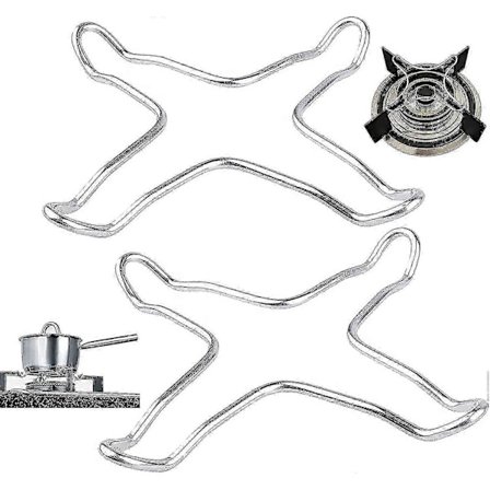 2 Delar Universal Gjutjärns Gasring, Universal Spishållare, Wokstöd för Gasspis, för Kök, Kaffebryggare SZRH A-N [DB]