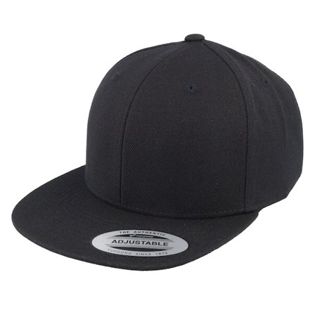 Yupoong - Preto snapback Boné - Kids Black/Black Snapback @ Hatstore