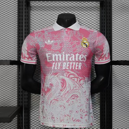 25-26 Real Madrid CF Pink Dragon Special Edition Fodbold T-shirt S-2XL