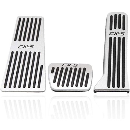 3PCS Anti-Slip No Drilling Aluminium Rest Brake Gas Accelerator P