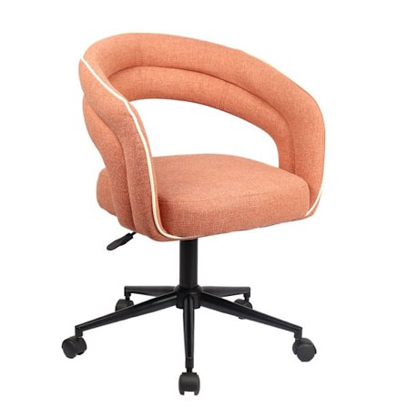 Toimistotuoli, terrakottakangas, 59x56,5x87,5 cm