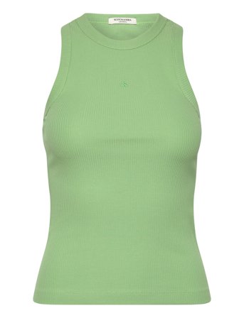 Scotch & Soda Rib Tank - Green - XL