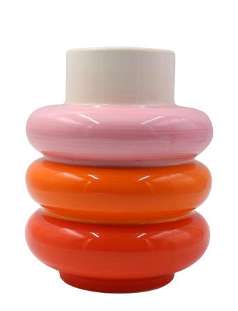 Que Rico Vase - Mariposa - Amor Del Color - Multi/patterned - 20.5 CM