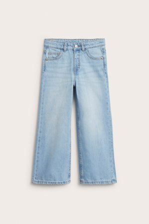 Kappahl | Dżinsy wide mid waist | Jasny dżins