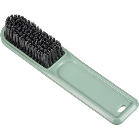 Rengjøringsbørste, PP-børste Husholdningsvask med ABS-håndtak for sko-vask, grønn