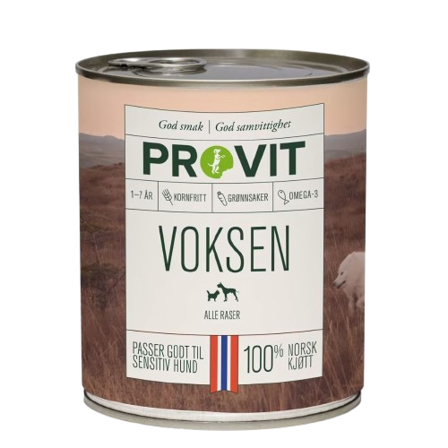 PROVIT - Våtfor Voksen 800 g - Hund - Hundefôr & hundemat - Våtfôr & våtmat - ZOO.no