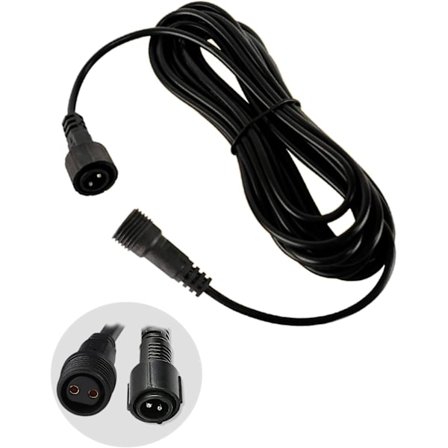 Forlængerledning til julebelysning 2-benet 3M G40 lyskæder, vandtæt udendørs anti-korrosions lysgardin net