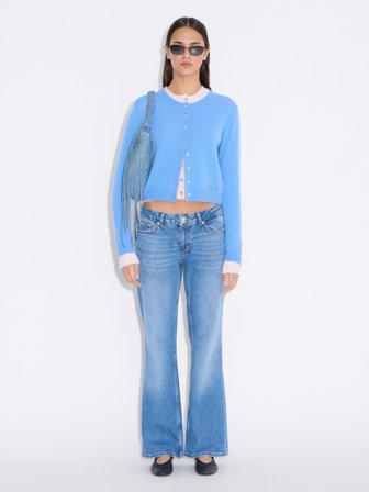 Holzweiler Slim Cashmere Cardigan - Blue - Women's - XXS