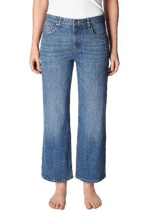 Carin Wester Croppade jeans med raka ben BROOKE Blå 40