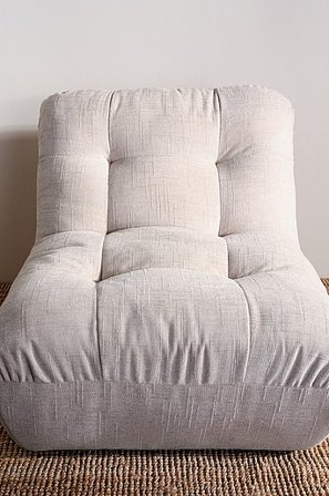 Jotex - Fåtölj - Chenille Chenille - Plywood - Polyester Vit KELSO - Köp Fåtöljer hos Jotex