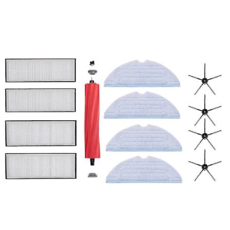 13 st för Xiaomi Roborock Robot S7 T7s Plus huvudsidoborstefilter