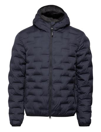 Jacket Fôret Jakke Marineblå Replay*Betinget Tilbud
