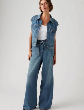 Levi's Xl Straight Stop Flaxing - Blue - 29 x 31