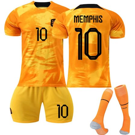 Nederländerna Jersey 22 23 Jersey Set NO.10 Memphis