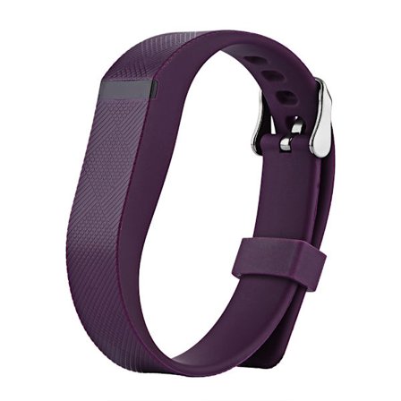Smart Armbånd Wristband for Fitbit Flex Solid Color Strap Erstatningstilbehør Lilla