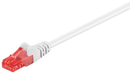 MicroConnect U/UTP CAT6 1M white PVC