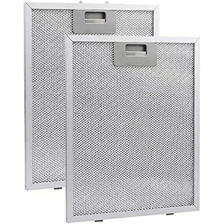 /EA/2 st Köksfläktsfilter, 26x32 cm Köksfläktsfilterersättning, Aluminiumfilter för Köksfläktsventil för Whirlpool Lkea Jenn Air W10169961a