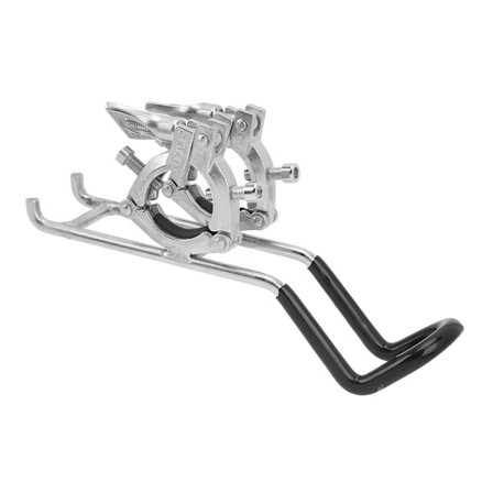 Bådstangs Holder i Rustfrit Stål Dobbelt Klemme Fiskegrej Dock Støtte til Yacht Både